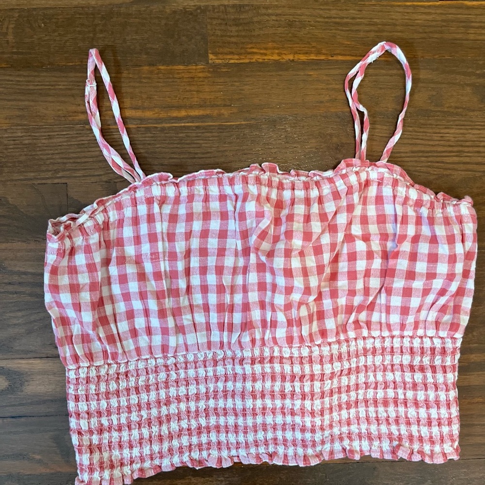 American Eagle Plaid tank top